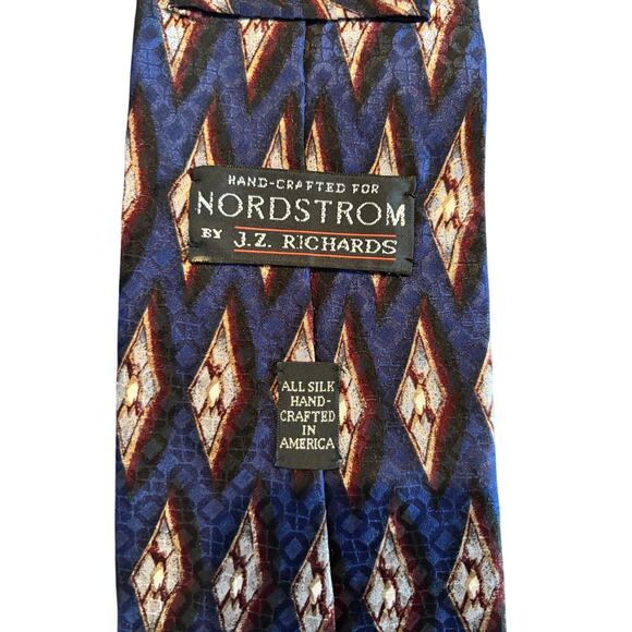 Lot of 3 Men's Silk Ties from Nordstrom, JZ Richards & Ferrell Reed, EUC - Picture 2 of 4
